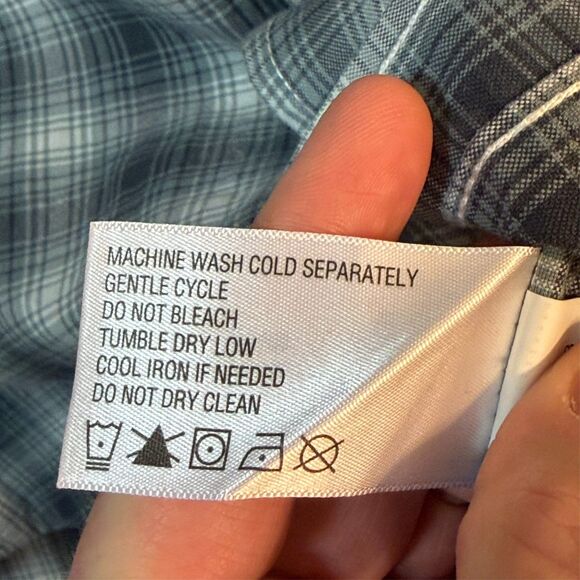 Orvis Dress Shirt Plaid Long Sleeve Button Up Lyocell Mens Size Large - Picture 6 of 11